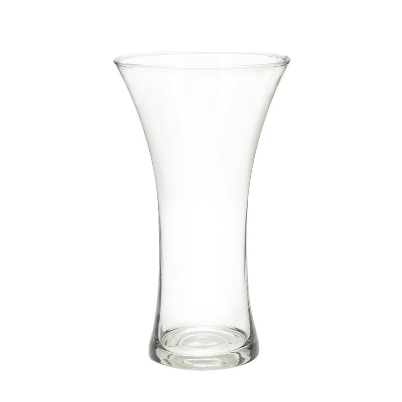 Vase évasé 'Limpide' transparent en verre L'Incroyable